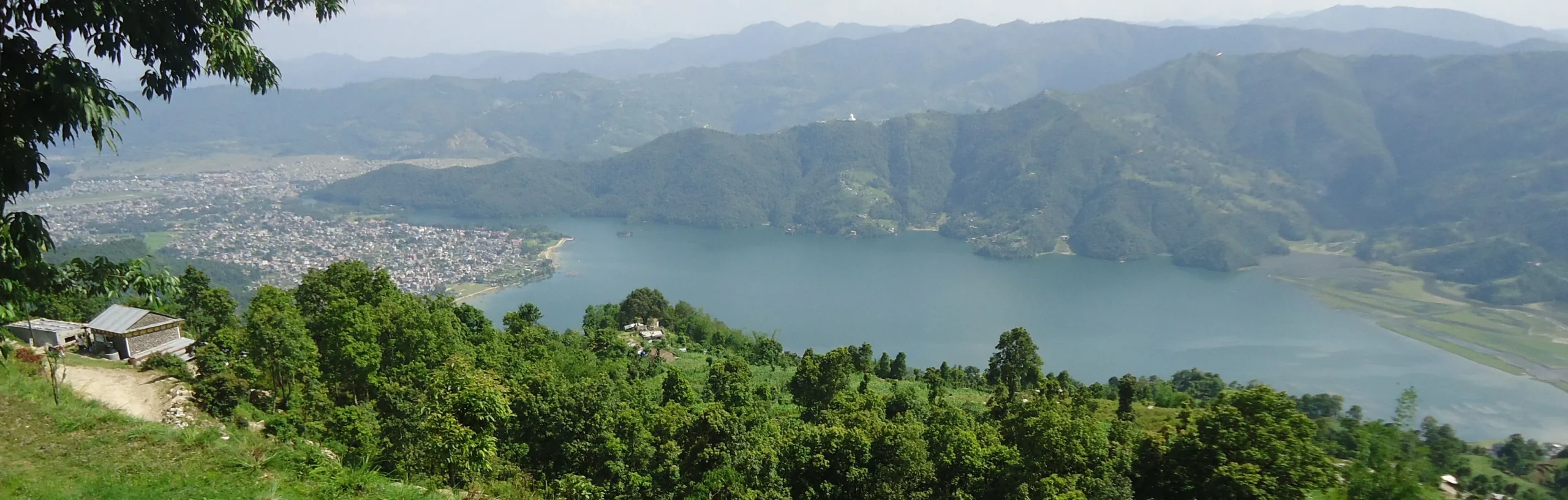 Full view of phewa taal