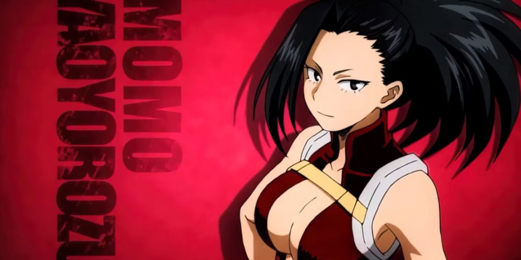 my hero academia momo yaoyorozu