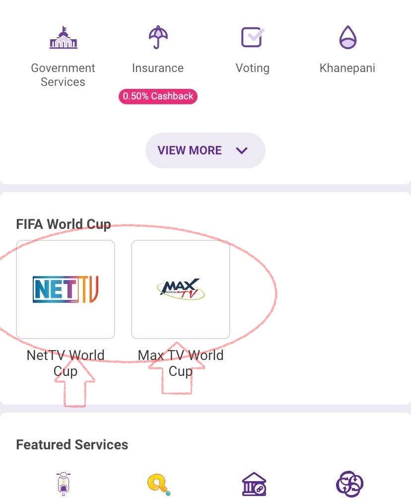 Worldcup payment through khalti