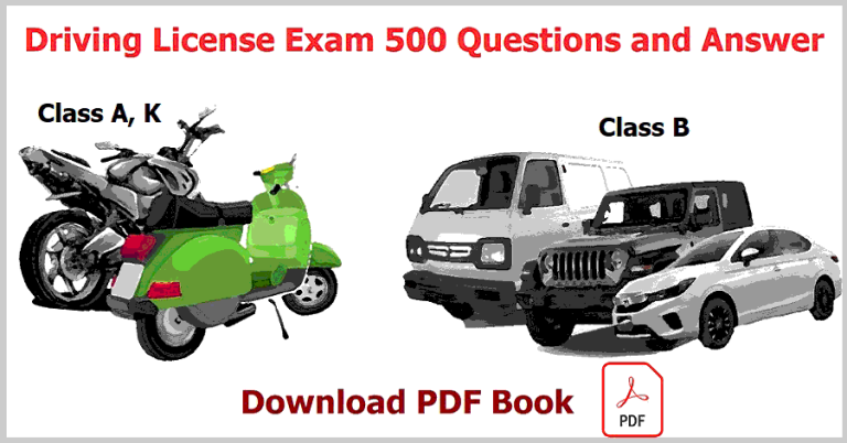 Driving License Exam Question Answers Pdf » Trend In Nepal