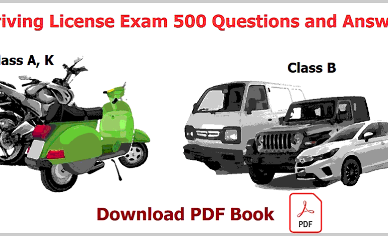 Driving License Exam Question Answers Pdf Trend In Nepal